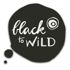 Black to Wild - Logo (shadow dark)