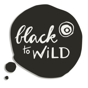 Black to Wild - Logo (shadow light)